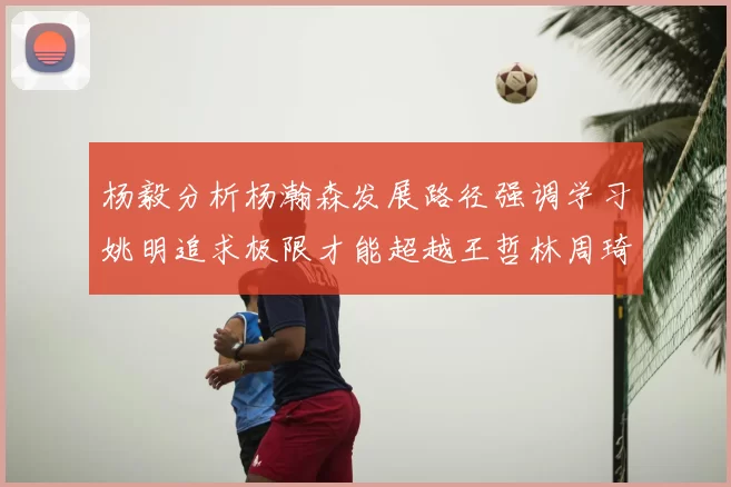 杨毅分析杨瀚森发展路径强调学习姚明追求极限才能超越王哲林周琦状态