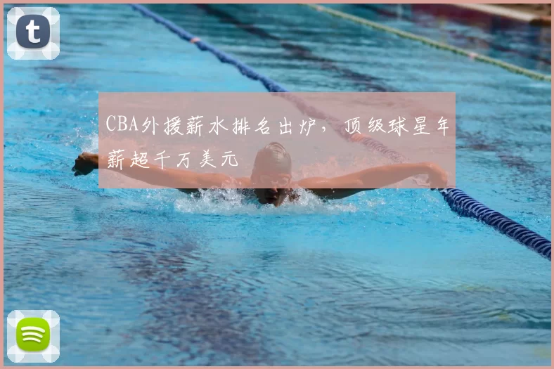 CBA外援薪水排名出炉，顶级球星年薪超千万美元