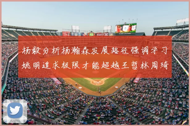 杨毅分析杨瀚森发展路径强调学习姚明追求极限才能超越王哲林周琦状态